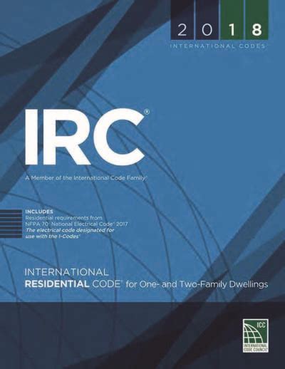 2018 INTERNATIONAL RESIDENTIAL CODE (IRC).